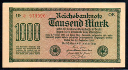 659-Allemagne 1000m 1922 Uh-OE Neuf/unc - 1.000 Mark
