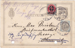 DANMARK - DANIMARCA  - CARTOLINA  POSTALE  -  VIAGGIATA - 1912 - Interi Postali