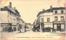 Carte POSTALE Ancienne De  SERMAIZE Les BAINS - Rue Benard Avant Bombardement - Sermaize-les-Bains