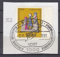 BERLIN  352, Gestempelt, Auf Briefstück, Weihnachten, 1969 - Used Stamps