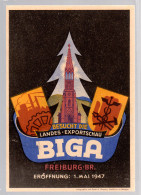 Ereigniskarte: "BUGA" - Export Schau Freiburg 1947 - Sonstige & Ohne Zuordnung