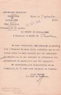 PREFECTURE DU LOIR ET CHER 09/1940 PRISONNIERS DE GUERRE CONCERNANT LA DECISION DES AUTORITES ALLEMANDES - 1939-45