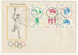 DDR-FDC:Olymp. Spiele Tokio Zusammendruck - Altri & Non Classificati