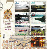 Ukraine FDC: Die 7 Naturwunder Der Ukraine (Block) - Ukraine