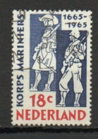 Netherlands, 1965, Marine Corps 300th Anniv, 18c, USED - Gebruikt