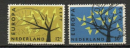 Netherlands, 1962, Europa CEPT, Set, USED - Oblitérés