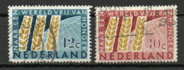 Netherlands, 1963, Freedom From Hunger, Set, USED - Gebruikt