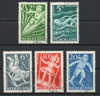 Netherlands, 1948, Child Welfare, Set, CTO - Usados