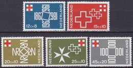 Netherlands, 1967, Dutch Red Cross Centenary, Set, MNH - Nuevos