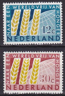 Netherlands, 1963, Freedom From Hunger, Set, MNH - Nuevos