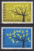 Netherlands, 1962, Europa CEPT, Set, MH - Nuevos