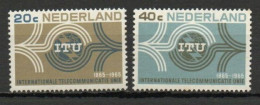 Netherlands, 1965, ITU Centenary, Set, MNH - Nuevos