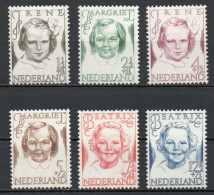 Netherlands, 1946, Princesses, Set, MH - Neufs
