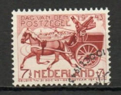 Netherlands, 1943, Stamp Day, 7½c + 7½c, CTO - Usados