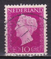 Netherlands, 1947, Queen Wilhelmina, 10c, USED - Usados
