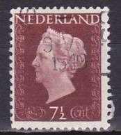 Netherlands, 1947, Queen Wilhelmina, 7½c, USED - Usados