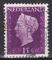 Netherlands, 1947, Queen Wilhelmina, 15c, USED - Usados