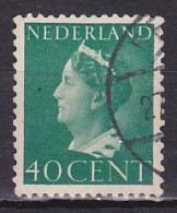 Netherlands, 1940, Queen Wilhelmina, 40c, USED - Usados