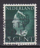 Netherlands, 1940, Queen Wilhelmina, 5c, USED - Usados