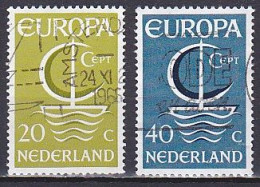 Netherlands, 1966, Europa CEPT, Set, USED - Oblitérés