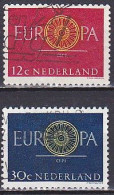 Netherlands, 1960, Europa CEPT, Set, USED - Oblitérés