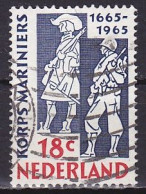 Netherlands, 1965, Marine Corps 300th Anniv, 18c, USED - Gebruikt