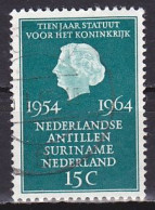 Netherlands, 1964, Statute Of The Kingdom 10th Anniv, 15c, USED - Gebraucht