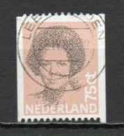 Netherlands, 1982, Queen Beatrix/Imperf 2 Sides, 75c, USED - Usados