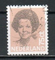 Netherlands, 1982, Queen Beatrix, 75c, USED - Usados