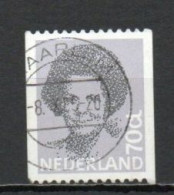 Netherlands, 1982, Queen Beatrix/Imperf 2 Sides, 70c, USED - Usados