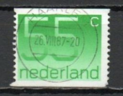 Netherlands, 1981, Numeral/Imperf 2 Sides, 55c, USED - Usados