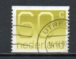 Netherlands, 1981, Numeral/Imperf 2 Sides, 60c, USED - Usados