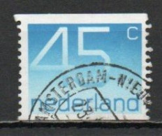 Netherlands, 1976, Numeral/Imperf 2 Sides, 45c, USED - Usati