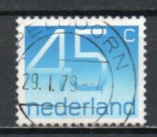 Netherlands, 1976, Numeral, 45c, USED - Usati