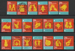 Netherlands, 2003, Christmas, Set, USED - Oblitérés