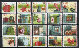 Netherlands, 2001, Christmas, Set, USED - Oblitérés