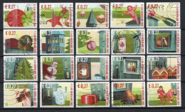 Netherlands, 2001, Christmas, Set, USED - Oblitérés