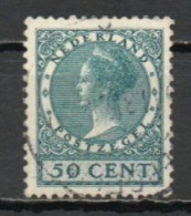 Netherlands, 1926, Queen Wilhelmina/Wmk Circles, 50c, USED - Usati