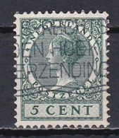 Netherlands, 1926, Queen Wilhelmina/Wmk Circles, 5c, USED - Usados