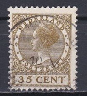 Netherlands, 1924, Queen Wilhelmina/No Wmk, 35c, USED - Usados