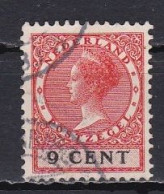 Netherlands, 1926, Queen Wilhelmina/No Wmk, 9c, USED - Used Stamps