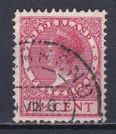 Netherlands, 1924, Queen Wilhelmina/No Wmk, 12½c/Red, USED - Used Stamps