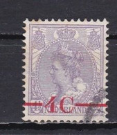 Netherlands, 1921, Queen Wilhelmina, 4ct/Overprint,  USED - Used Stamps