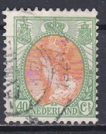 Netherlands, 1920, Queen Wilhelmina, 40c, USED - Used Stamps
