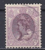 Netherlands, 1917, Queen Wilhelmina, 30c, USED - Usados