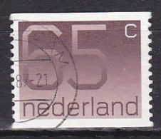 Netherlands, 1986, Numeral/Imperf 2 Sides, 65c, USED - Usados