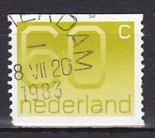 Netherlands, 1981, Numeral/Imperf 2 Sides, 60c, USED - Usados