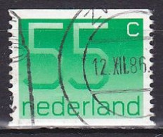 Netherlands, 1981, Numeral/Imperf 2 Sides, 55c, USED - Usados