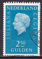 Netherlands, 1969, Queen Juliana, 2.50G, USED - Usati