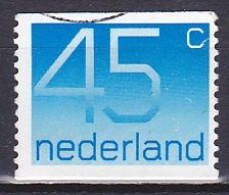 Netherlands, 1976, Numeral/Imperf 2 Sides, 45c, USED - Usati